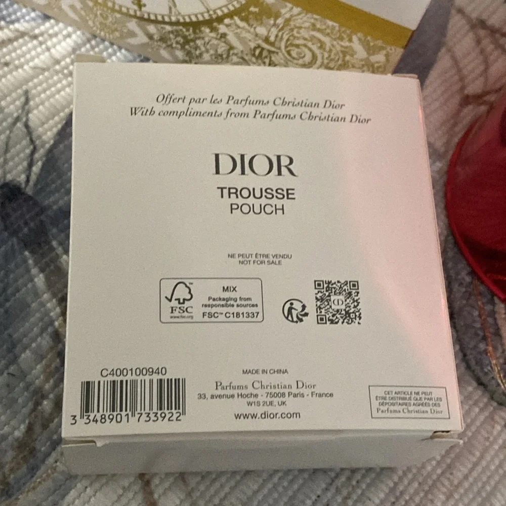 Dior Jewelry Travel Pouch Holiday 2024